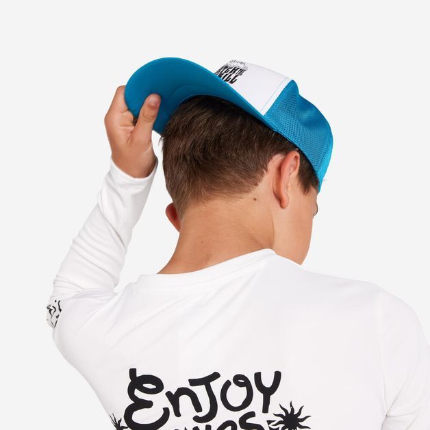 Junior surf cap black, s 20.7'-21.8' Azul UNICO