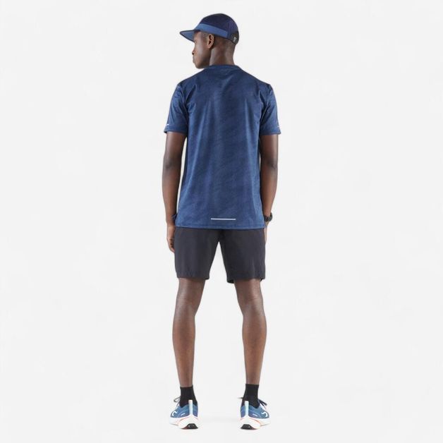 Tee shirt run dry 500 m graph beige, 2xl Azul M