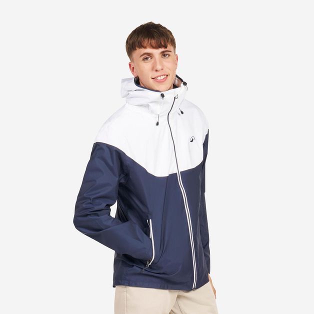 Jaqueta 100 masculina azul branco, gg Azul 4G