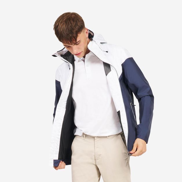 Jaqueta 100 masculina azul branco, gg Azul 4G