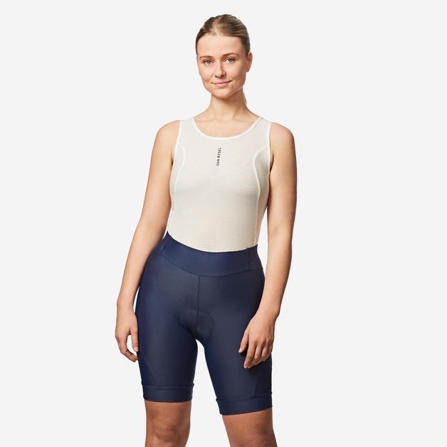 Cycling shorts rc500 womand black co, xl Azul G