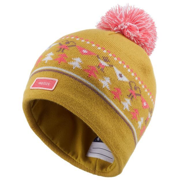 Hat jacquard jr turqu, one size fits all Amarela UNICO