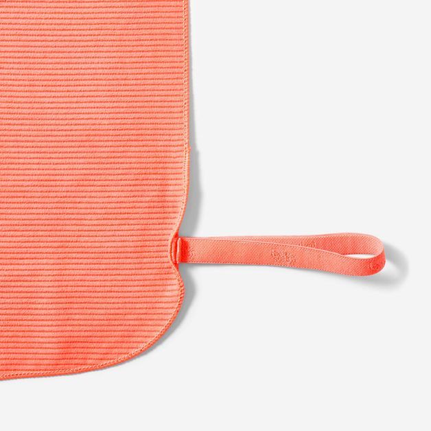 Mf l striped towel nav, no size Coral UNICO