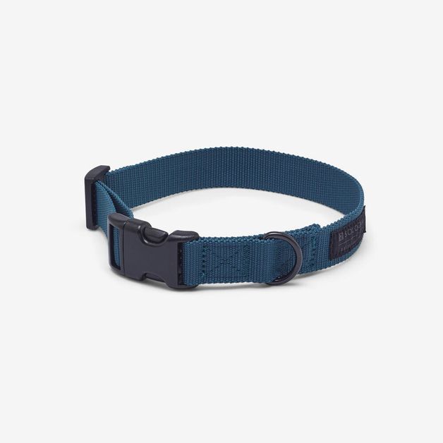 Blue dog collar 100 eco, l Azul G