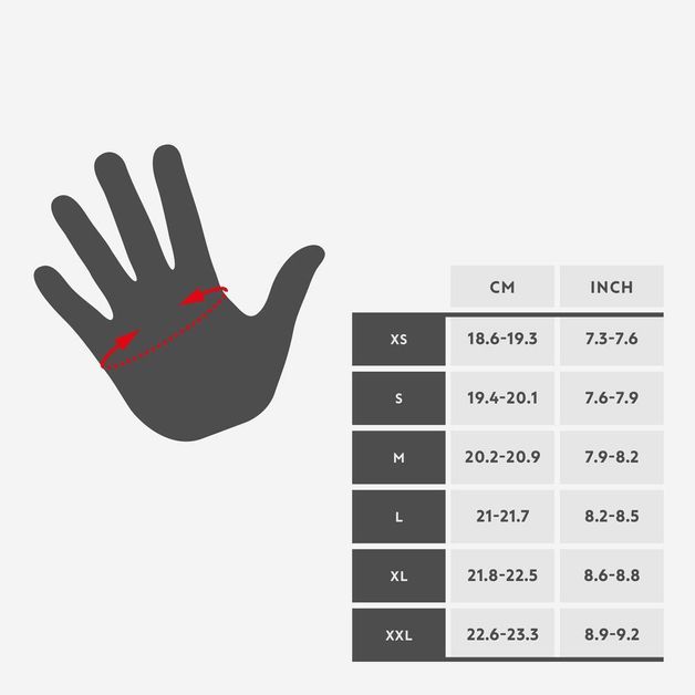 Mtb gloves explore 500 black, 2xl 3G