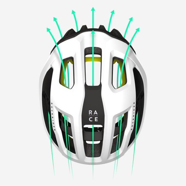 Rockrider race mips helmet, l Branca G