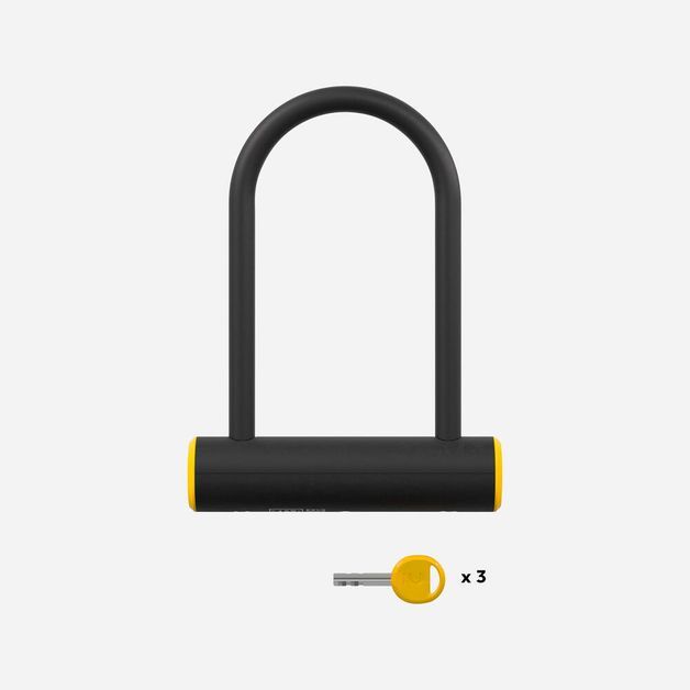 U-lock d 900 m, no size Preta UNICO