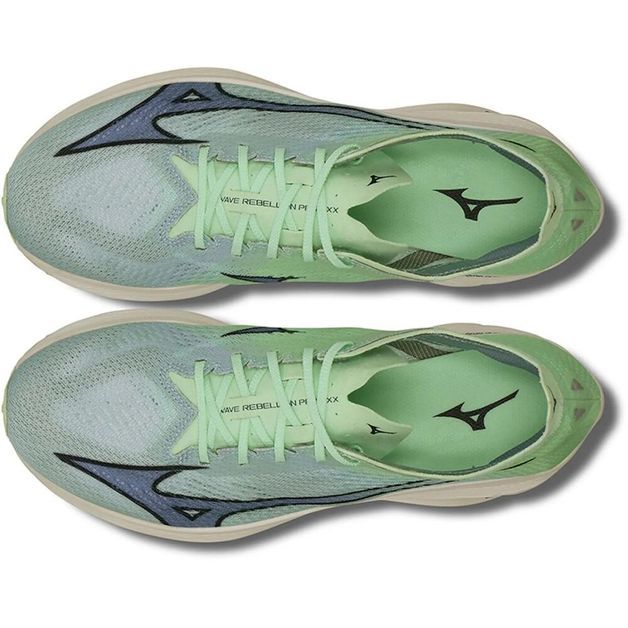 Tênis de corrida masculino Wave Rebellion Pro  Mizuno, verde, 42 BR
