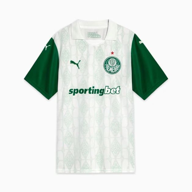 *csa bco puma palmeiras masc away, 2xl. Branca 3G