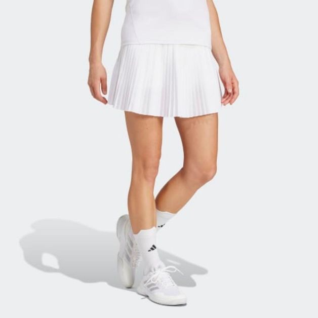 *adidas fem club pleatskirt white, l G