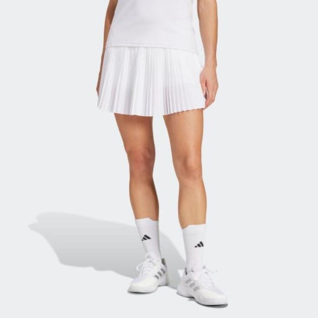 *adidas fem club pleatskirt white, l G