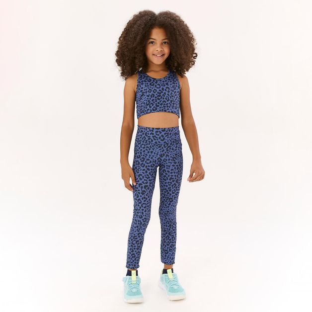 *top s500 az print o, 12-13years/4'9"-5' Azul 7-8 ANOS