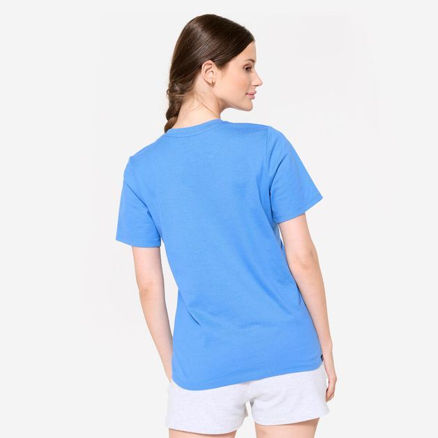 T-shirt 500 v neck whi, uk24-26 / eu 3xl Azul 3G