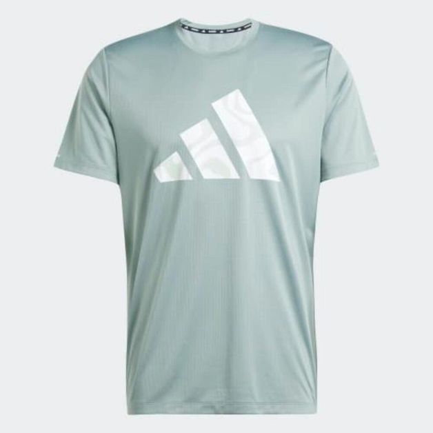 Camiseta Masculina de Corrida Run It Adiddas, verde, G