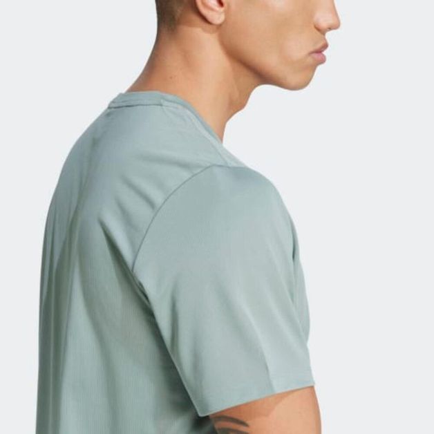 Camiseta Masculina de Corrida Run It Adiddas, verde, G