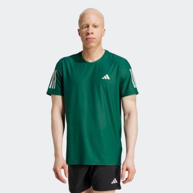 Camiseta Masculina de Corrida Otr Adidas, verde, G
