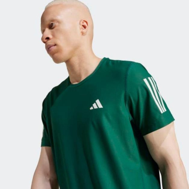Camiseta Masculina de Corrida Otr Adidas, verde, G