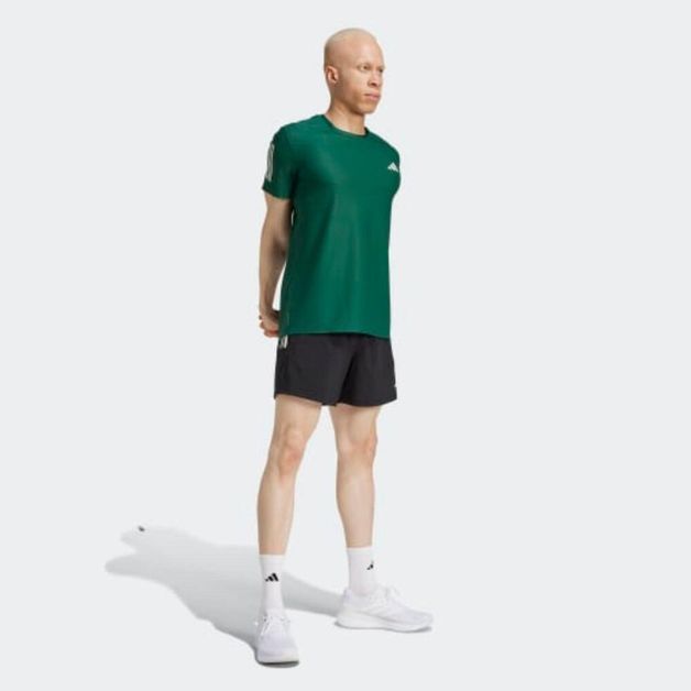 Camiseta Masculina de Corrida Otr Adidas, verde, G
