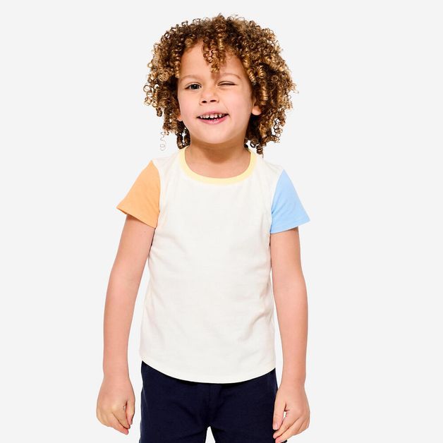 Camiseta mc 100 bb camiseta rosa, 96-102cm entre 3/4 anos Branca 4-5 ANOS