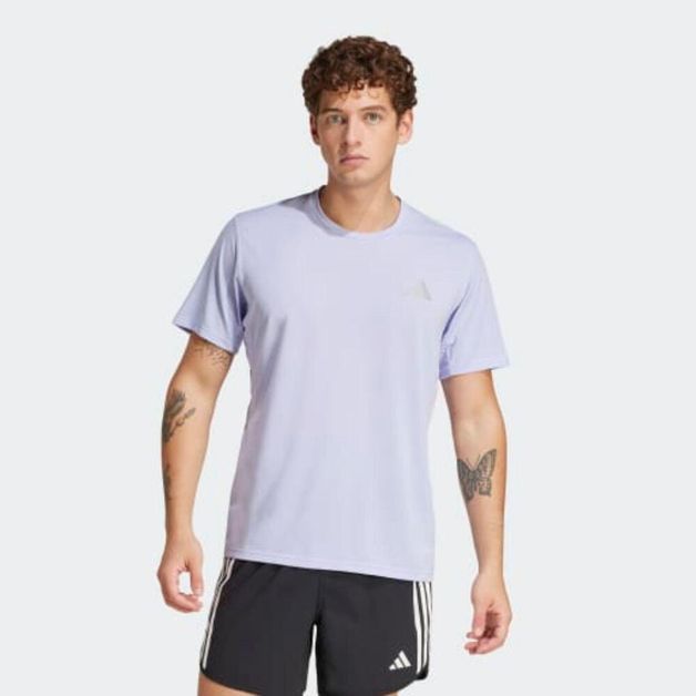 Camiseta Masculina de Corrida Unitefit Adidas, lilas, G
