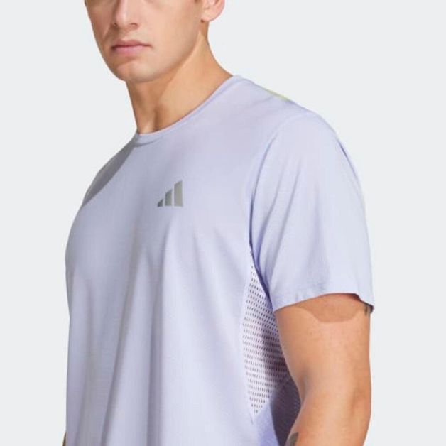 Camiseta Masculina de Corrida Unitefit Adidas, lilas, G