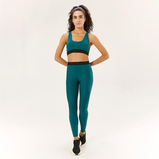 *leg elástico 500 rosê oi25, xl Verde G