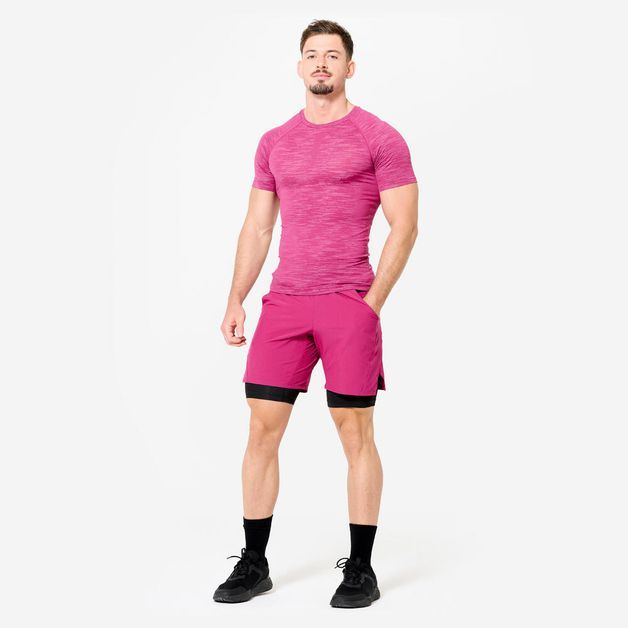 T shirt compressive grey, xl Rosa 3G