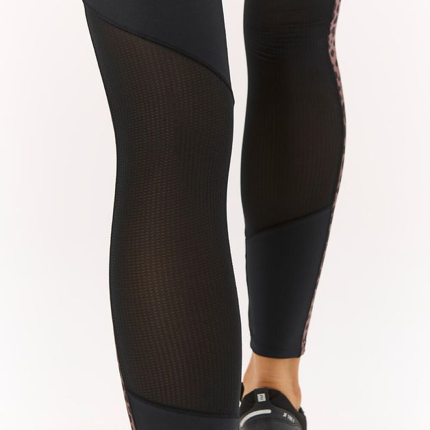 Legging Feminina de Treino com bolso 120 Domyos, preto, 3G