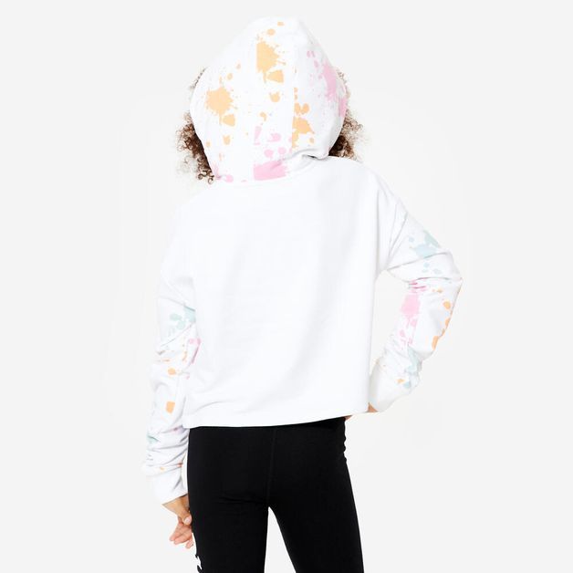 Mdg crop sweat, 14-15years/5'2"-5'4" Branca 8-9 ANOS