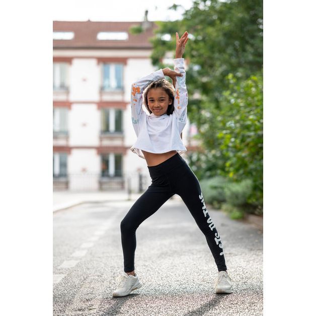 Mdg crop sweat, 14-15years/5'2"-5'4" Branca 8-9 ANOS
