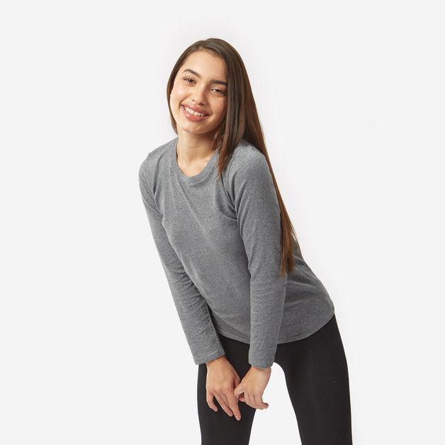 Ls t-shirt regular 100, uk24-26 / eu 3xl Cinza 3G