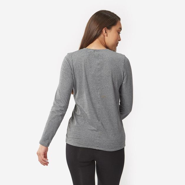 Ls t-shirt regular 100, uk24-26 / eu 3xl Cinza 3G