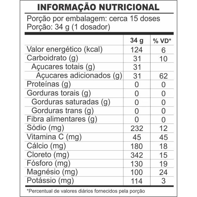 *isotonico 1kg refil açai c/ gu, no size Acai UNICO