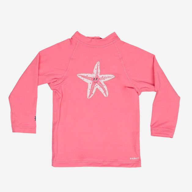 Uv top ls b light pink na, 96-102cm 3-4y Rosa-framboesa 2-3 ANOS