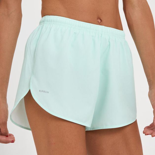 Shorts Feminino de Corrida Run Kalenji, menta, G