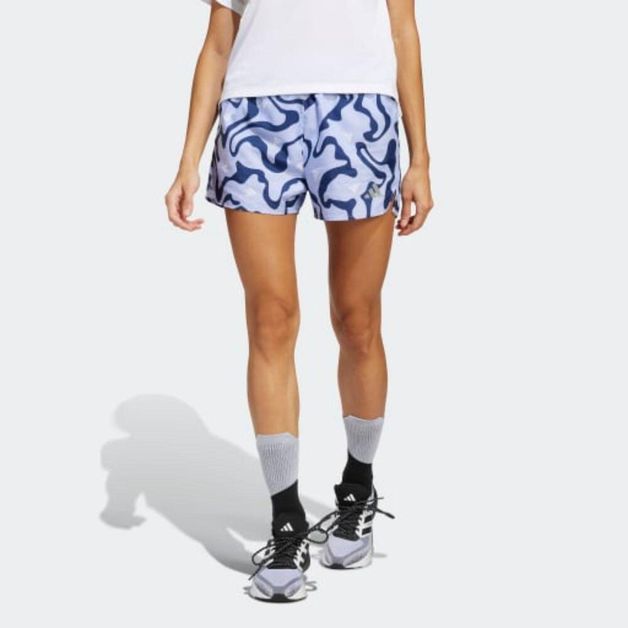Short Feminino de Corrida Run It Adidas, preta, G