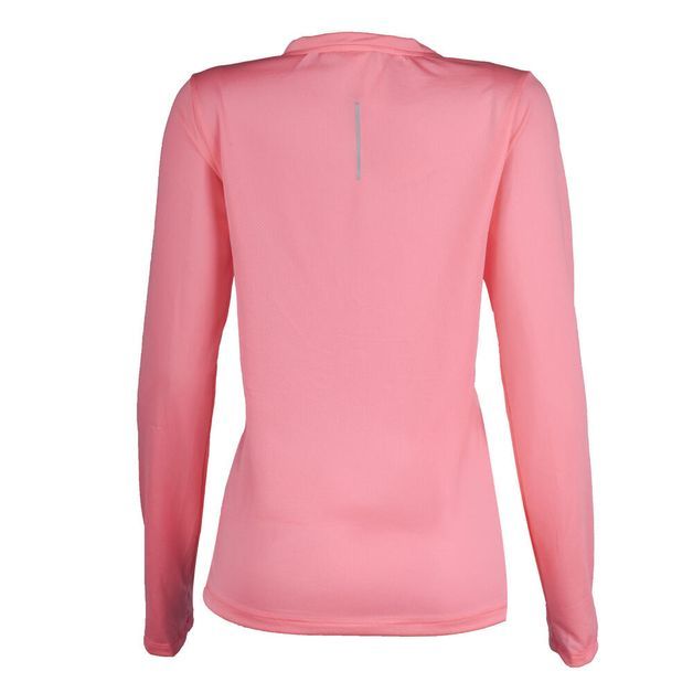 Camiseta Feminina de Corrida Run Dry 100 Kiprun, rosa, 3G