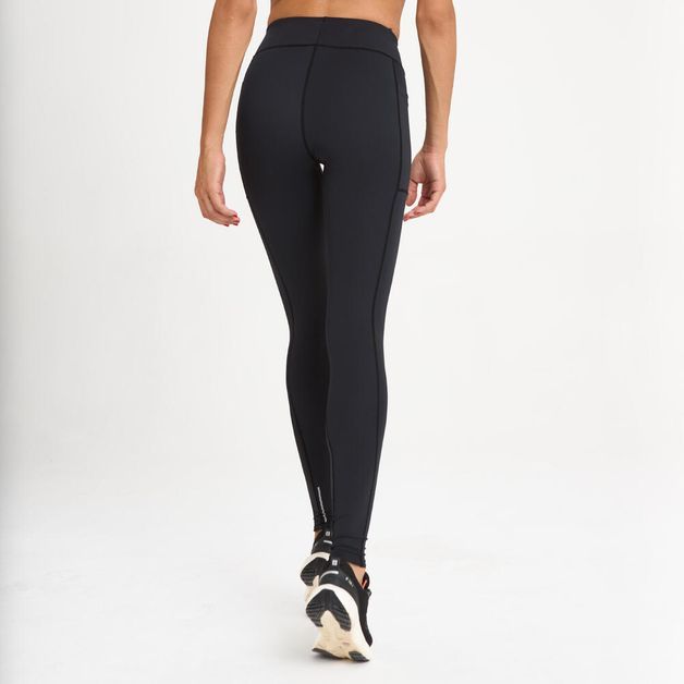 Legging Feminina de Corrida Compacta 500 Kiprun, preta, 3G