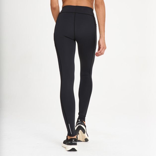 Legging Feminina de Corrida Compacta 500 Kiprun, preta, 3G