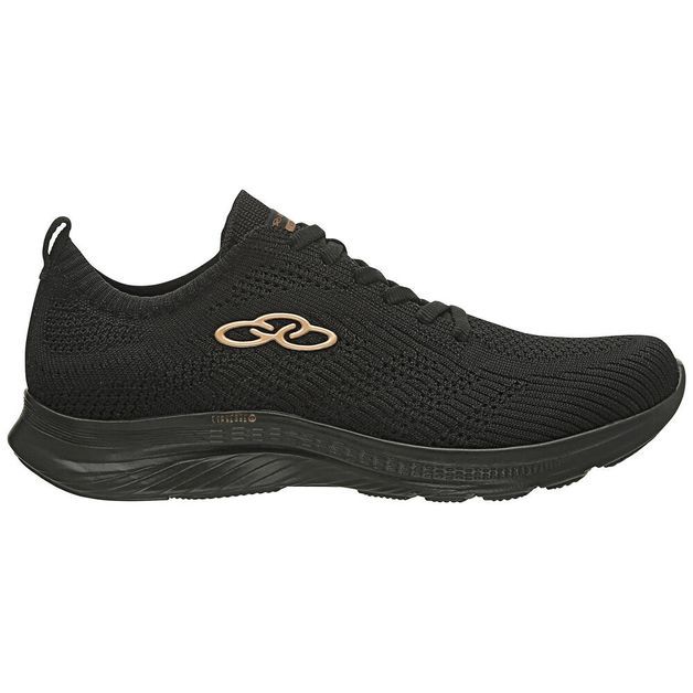 Tênis feminino de caminhada Ultraleve 130g., preto, 34