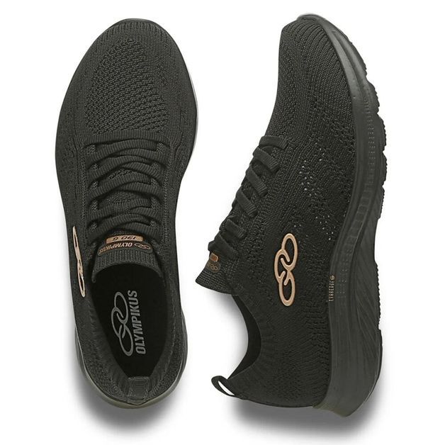 Tênis feminino de caminhada Ultraleve 130g., preto, 34