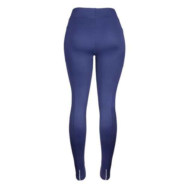 Legging Feminina de Corrida Compacta 500 Kiprun, azul, 3G