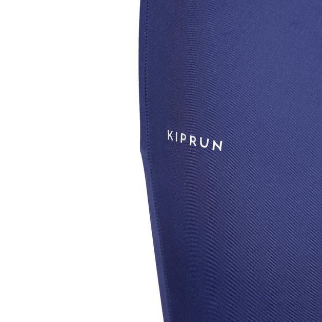 Legging Feminina de Corrida Compacta 500 Kiprun, azul, 3G
