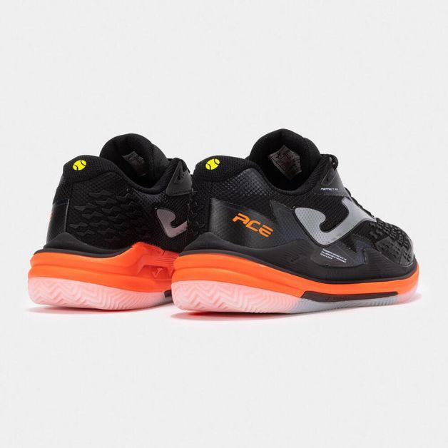 Calçado Masculino de Tennis Ace Pro Clay Joma, preto-laranja, 40 BR