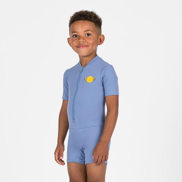 Shorty uv bb ss blue, 3-4years/3'2"-3'3" Azul 12 MESES