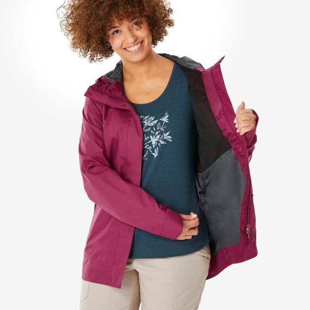 Jacket nh500 w hurrica, uk20-22 / eu 2xl Roxa G