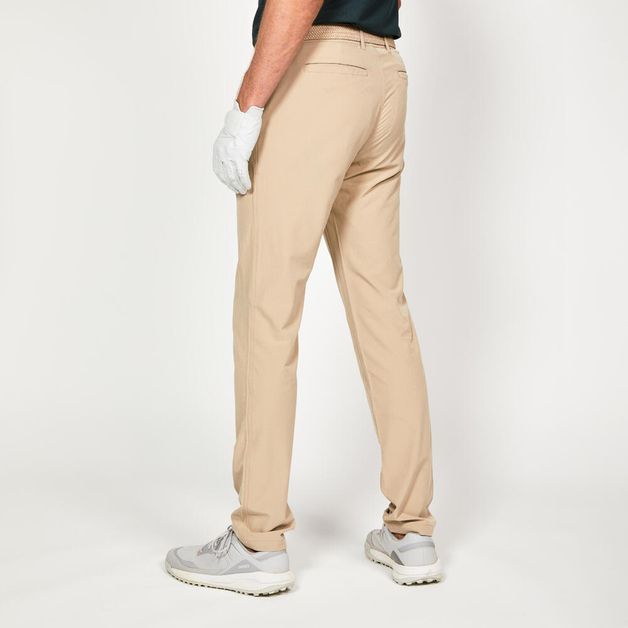Calças Masculina de golf WW500, bege, 38