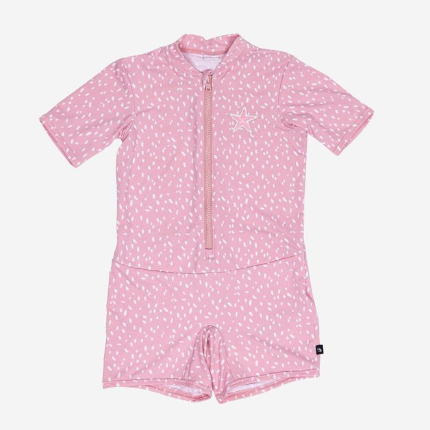 Maiô Infantil de Natação Nabaiji Null, rosa-doce-rosa, 24 MESES