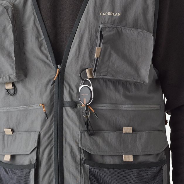Fishing vest 500 grey, 2xl (chest 47") Cinza GG