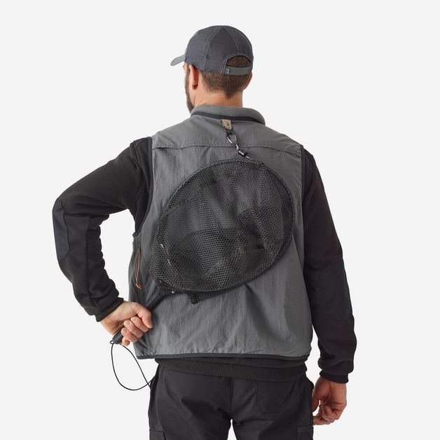 Fishing vest 500 grey, 2xl (chest 47") Cinza GG